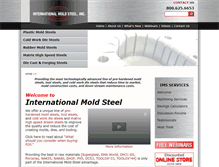 Tablet Screenshot of moldsteel.com